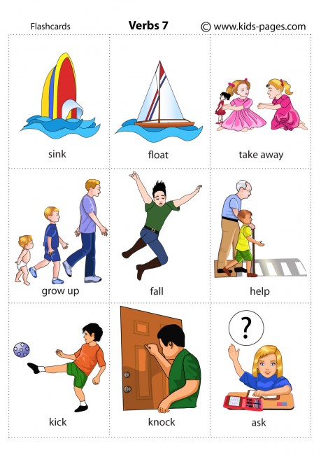 Actions 7 flashcard